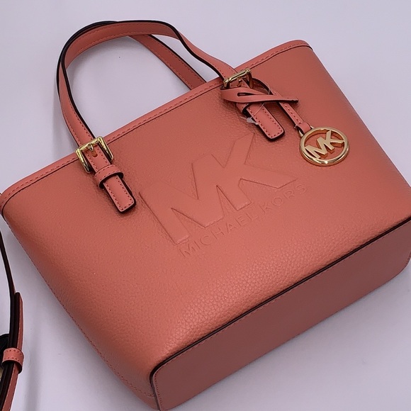 Michael Kors Xs Cryl Conv Tz Tote Sherbert Leather - Picture 8 of 16